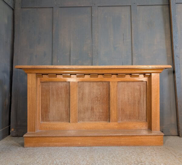 Small Mid Century Oak Reredos Panel BEDHEAD