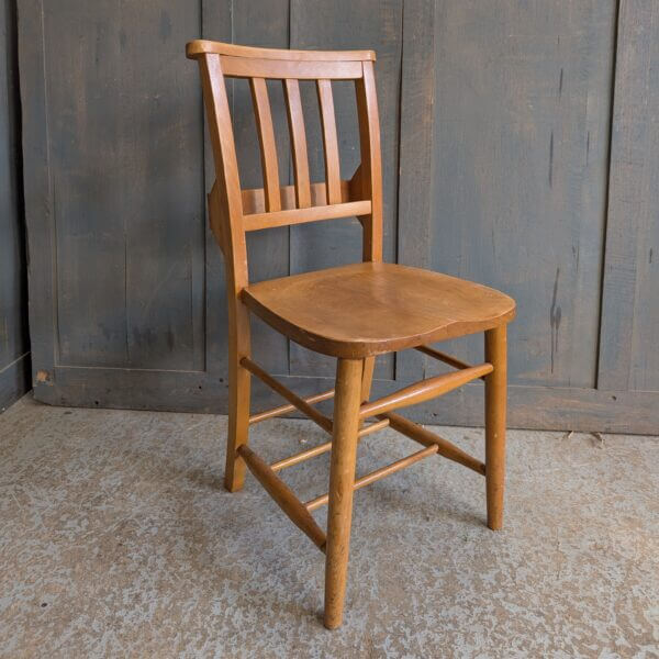 Portslade 1960's Vintage Elm & Beech Church Chapel Chairs 'Blameless'