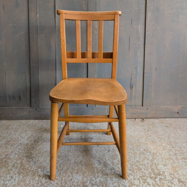 Portslade 1960's Vintage Elm & Beech Church Chapel Chairs 'Blameless'