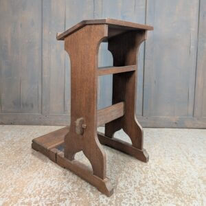 Mid Century Mid Oak Medium Size Prayer Desk Prie Dieu from Torquay