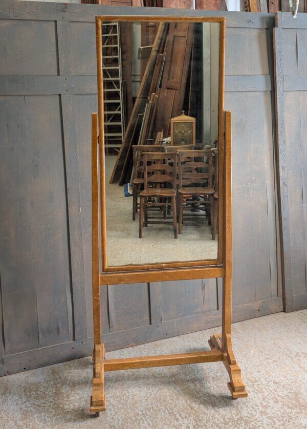 Priest's Vintage Full Length Peer Mirror for Checking Whole Body