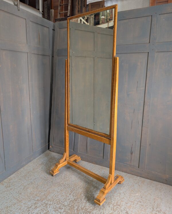 Priest's Vintage Full Length Peer Mirror for Checking Whole Body