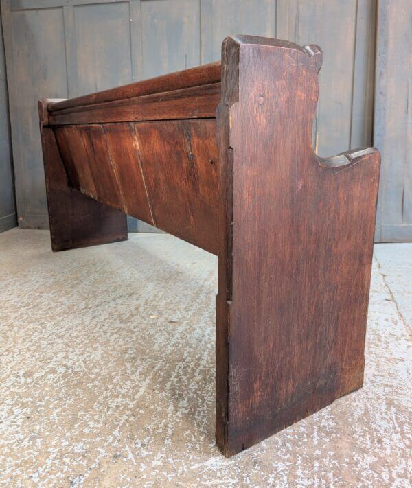 1876 Heavy Oak Church Choir Pews Benches from St Mary's Ely