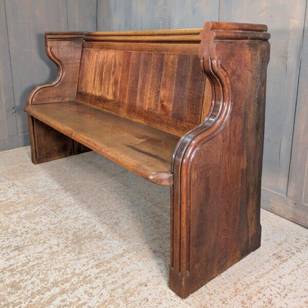 1876 Heavy Oak Church Choir Pews Benches from St Mary's Ely