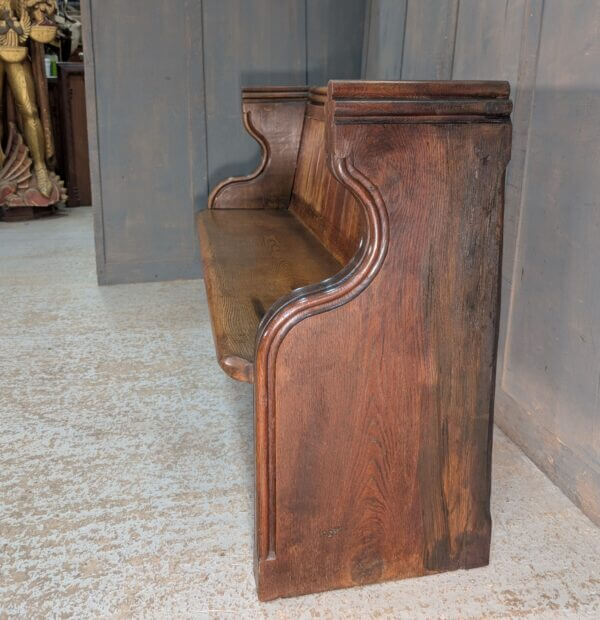 1876 Heavy Oak Church Choir Pews Benches from St Mary's Ely