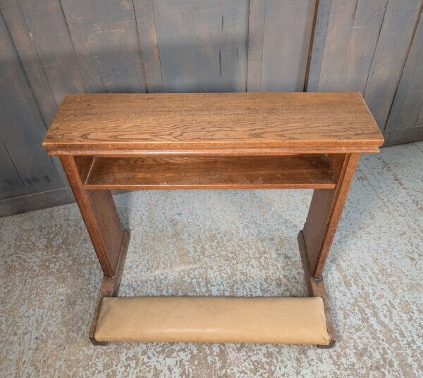 Large Ornate Oak Vintage Prayer Desk Prie Dieu