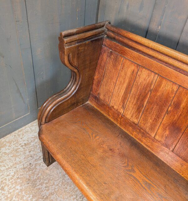 1876 Heavy Oak Church Choir Pews Benches from St Mary’s Ely