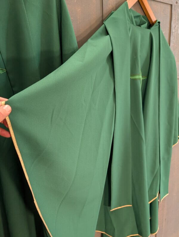 Green Matching Italian Albs Chasubles Choir Robes with Stoles