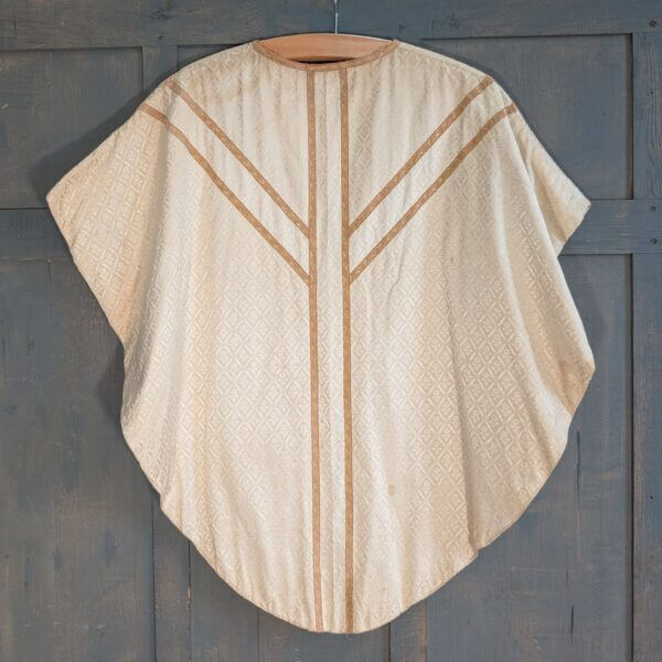 1930's Vintage Ivory Van Heems Chasuble Project