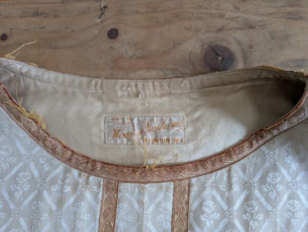 1930's Vintage Ivory Van Heems Chasuble Project