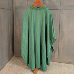 Interesting North American Late 20th Century Green Chasuble