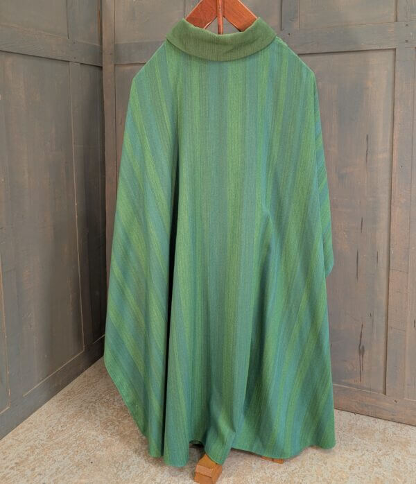 Interesting North American Late 20th Century Green Chasuble