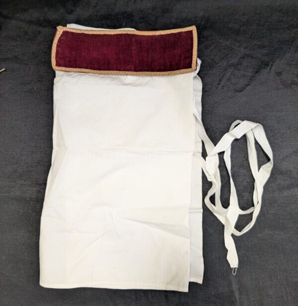 Collection of 4 Traditional Apparelled Amices with Tie on White Linen
