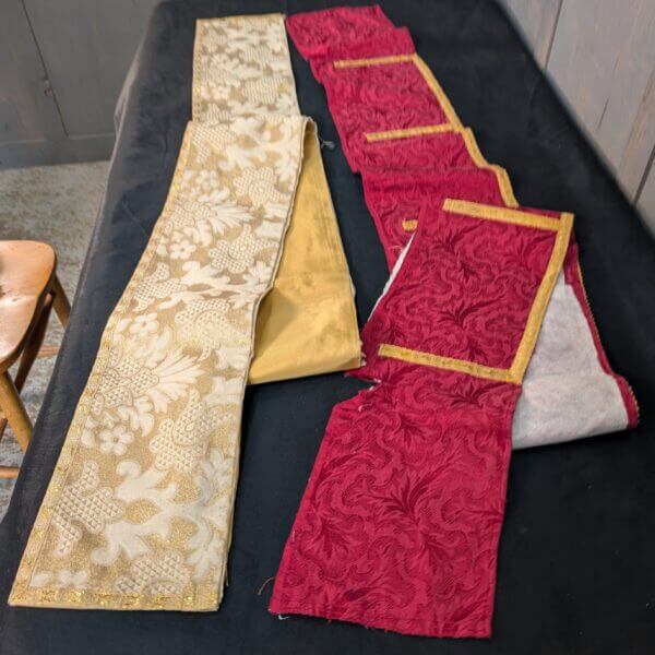 Eccleisistical Material : A Gold and a Red Superfrontal - PROJECT-