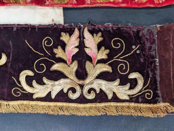 Eccleisistical Material : Two Splendid Embroidered Superfrontals - PROJECT-