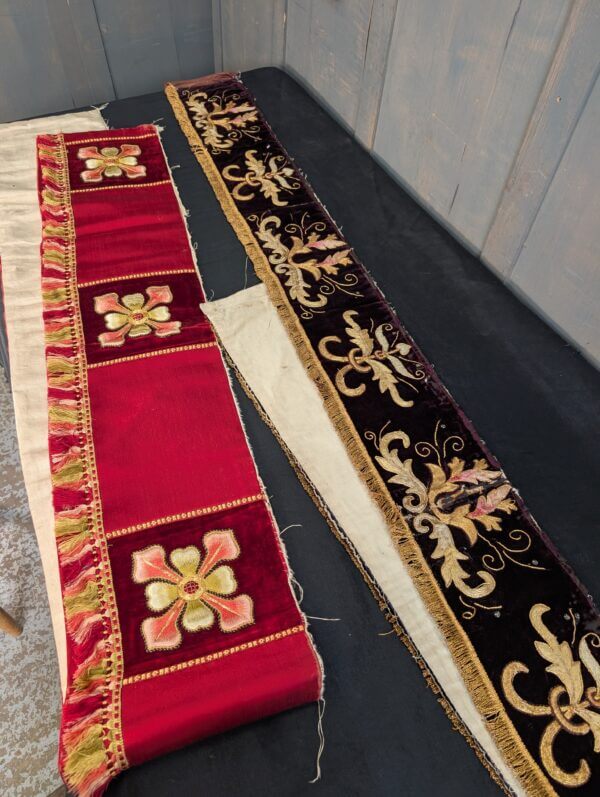 Eccleisistical Material : Two Splendid Embroidered Superfrontals - PROJECT-