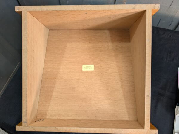 Large & Heavy Modern Oak Missal Book Table Stand with Cross