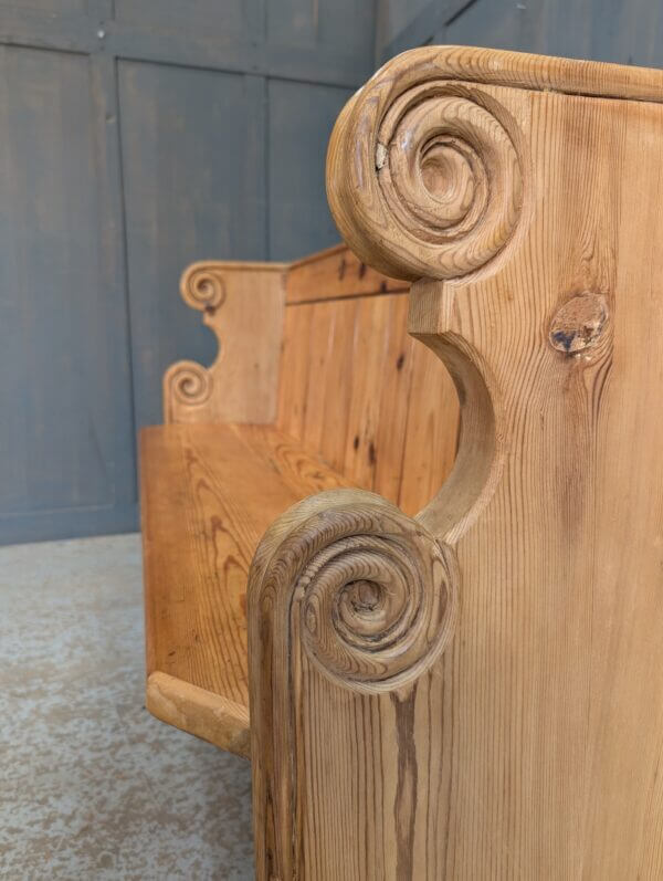 Stripped Antique Georgian Pine Pews from St John the Divine Chatham
