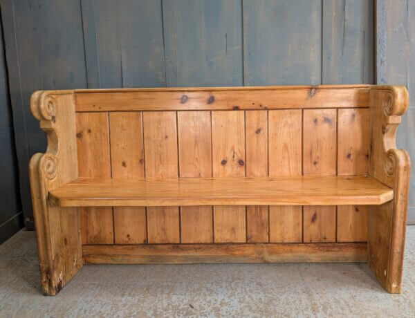 Stripped Antique Georgian Pine Pews from St John the Divine Chatham