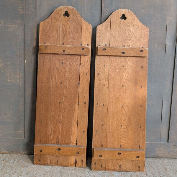 Large Classic Six Hymn Vintage Oak 'Left' & 'Right' Hymn Boards - Image 3