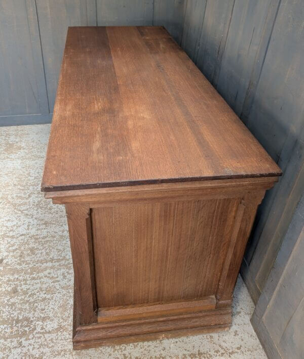 Medium Size Early 1900's Oak Gothic Church Altar from Robertsbridge