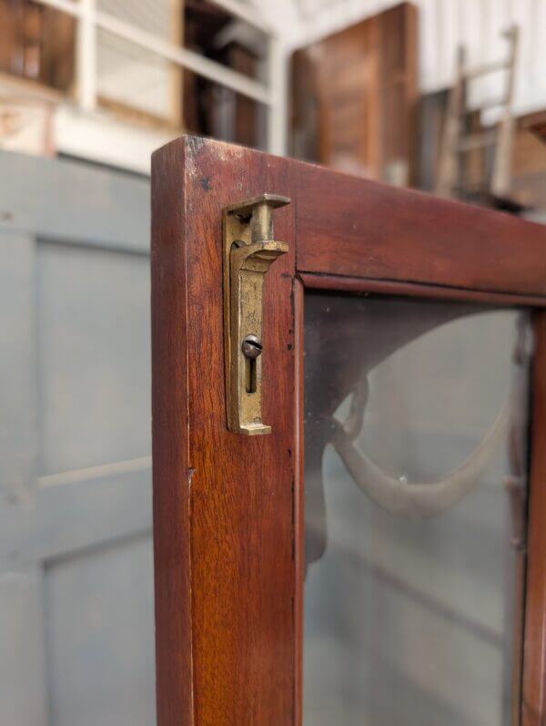 Edwardian Satinwood Regency Style Glazed Display Cabinet