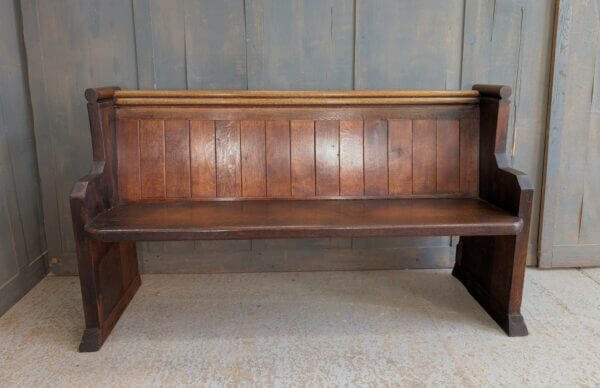 Winchester Elbow Ended Oak T&G Antique Church Chapel Pews Benches