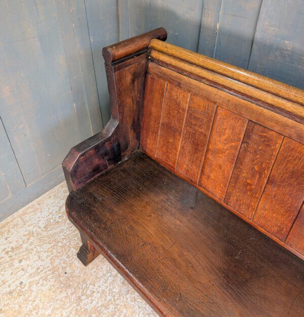 Winchester Elbow Ended Oak T&G Antique Church Chapel Pews Benches
