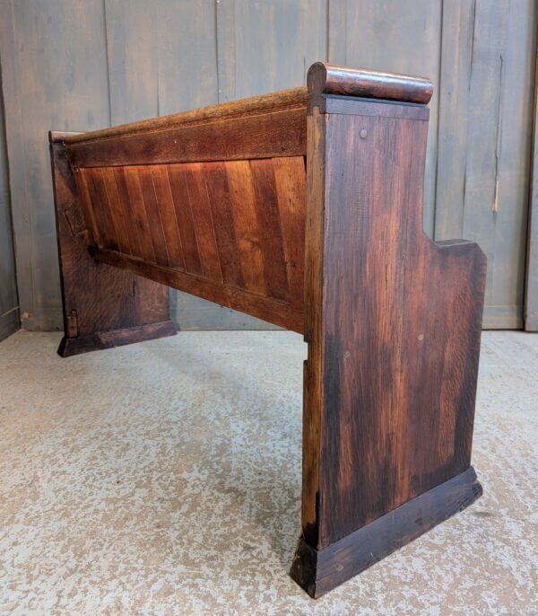 Winchester Elbow Ended Oak T&G Antique Church Chapel Pews Benches