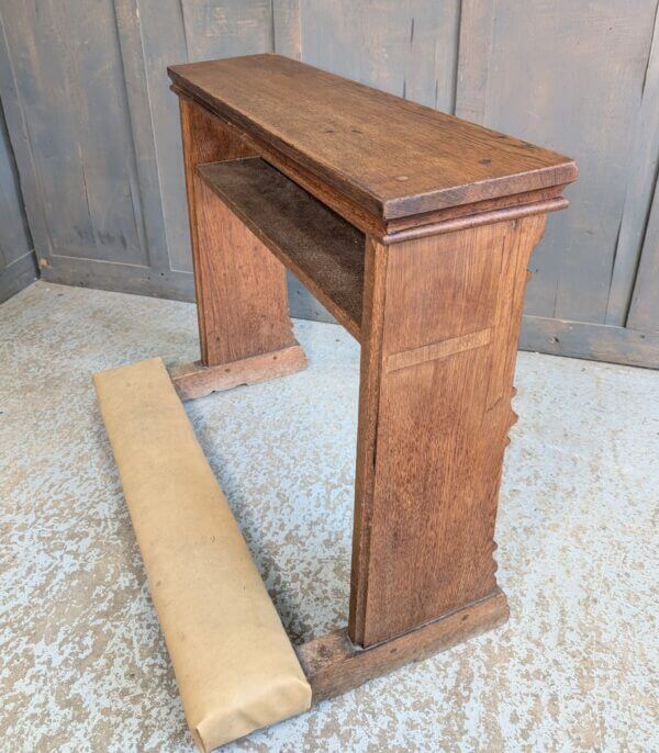 Large Ornate Oak Vintage Prayer Desk Prie Dieu