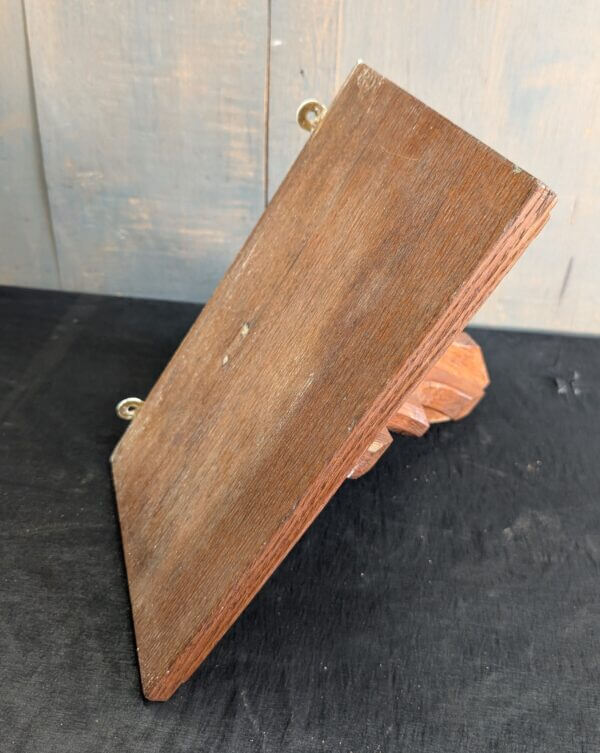 Smaller Size Gothic Oak Church Bracket Shelf