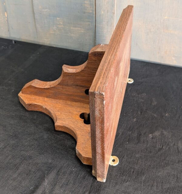 Smaller Size Gothic Oak Church Bracket Shelf