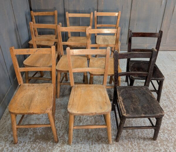 Children's Dark & Light Sunday School Chairs