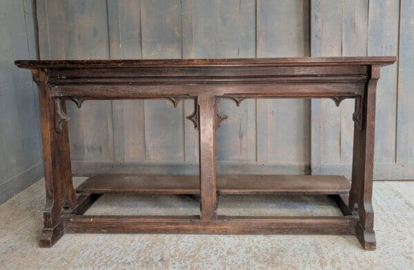 1920's Vintage Dark Oak Two Person Prayer Kneeler from Robertsbridge