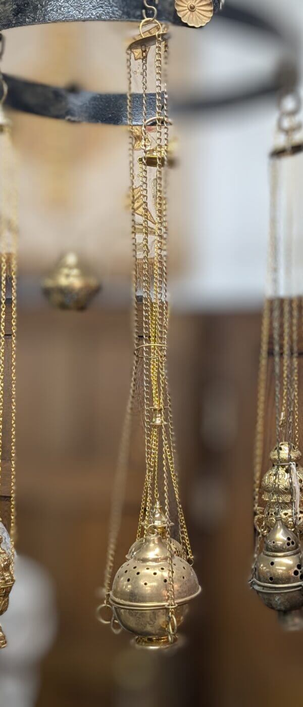 Traditional Full Size Brass 'Ball' Incense Burner Censer Thurible