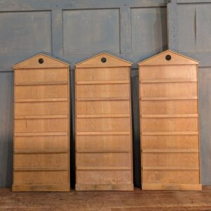 Three Solid Oak Hymn Boards from Wesley Methodist Church