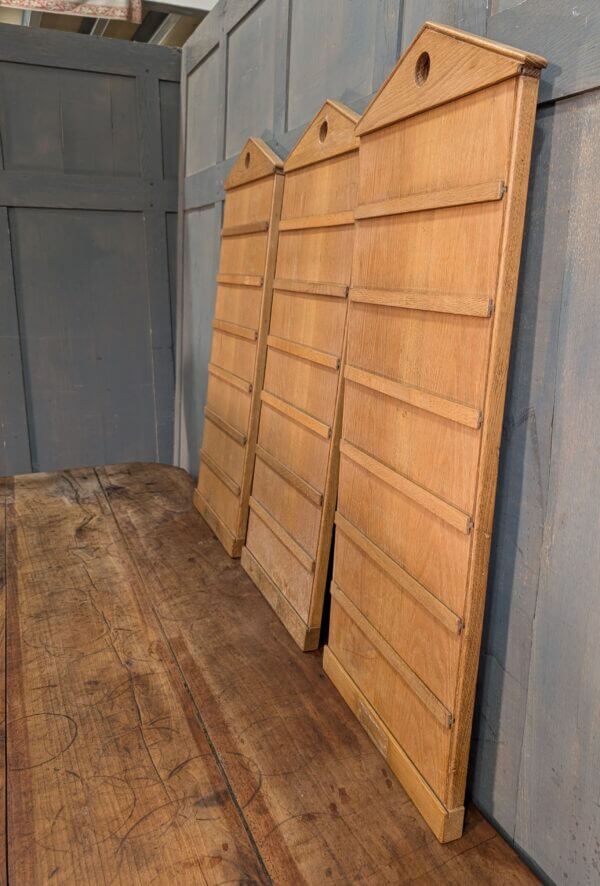 Three Solid Oak Hymn Boards from Wesley Methodist Church