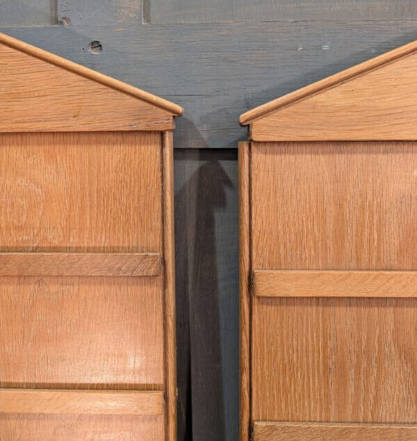 Three Solid Oak Hymn Boards from Wesley Methodist Church