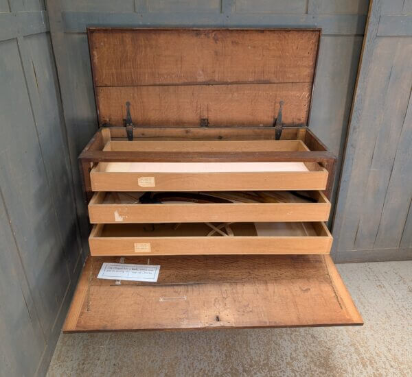 1900's Smaller Size Foldaway Vestment Plan Chest