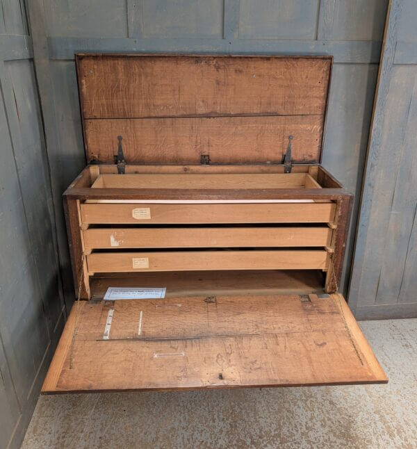 1900's Smaller Size Foldaway Vestment Plan Chest