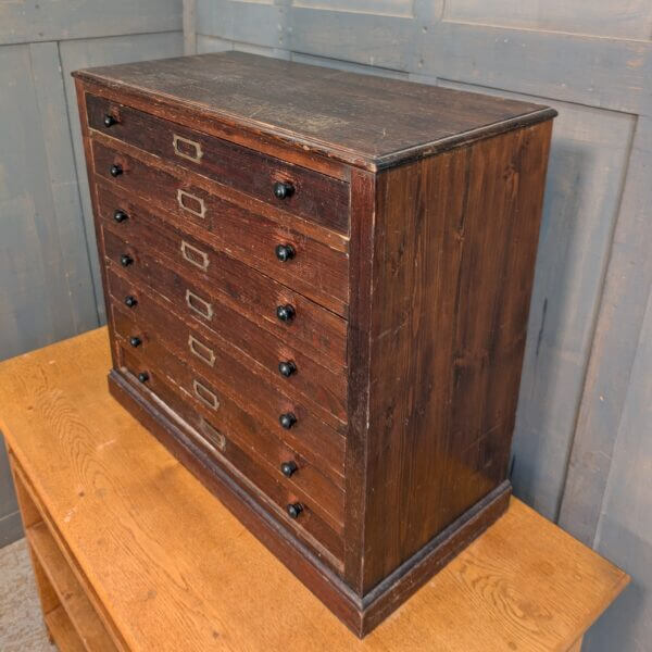 1930's Vintage Miniature Collectors Plan Chest used for Smaller Church Textiles