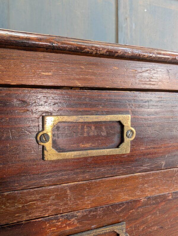 1930's Vintage Miniature Collectors Plan Chest used for Smaller Church Textiles