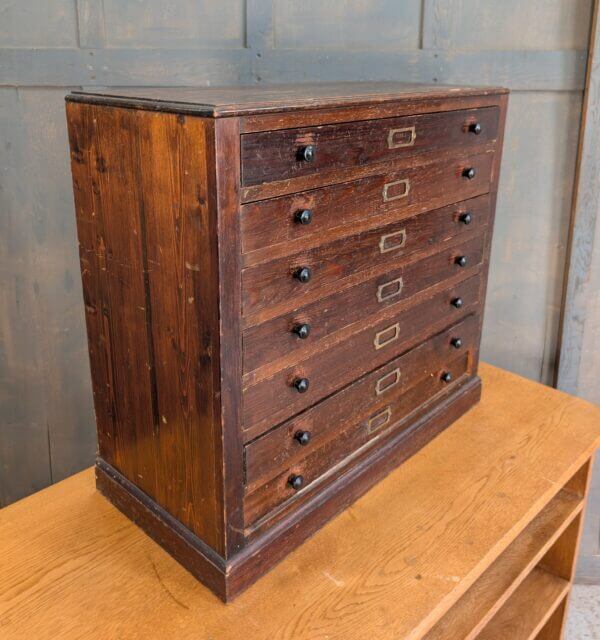 1930's Vintage Miniature Collectors Plan Chest used for Smaller Church Textiles