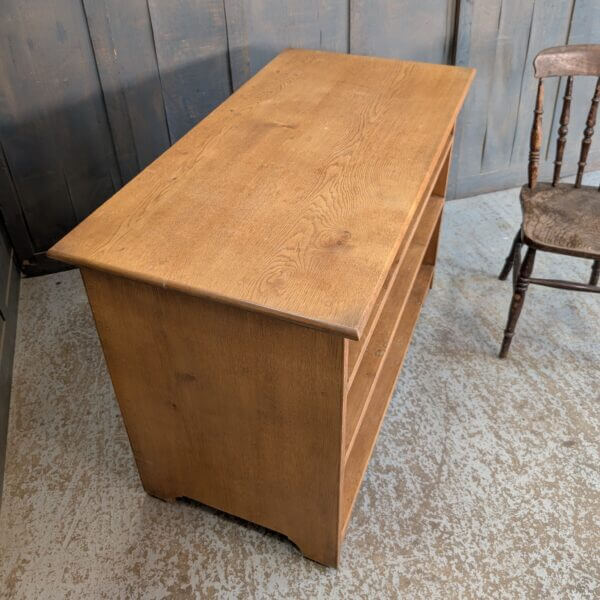 Oak Double Sided Mobile Mega Bookcase