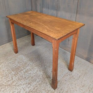 Simple Smaller Size Antique Oak Altar Communion Table