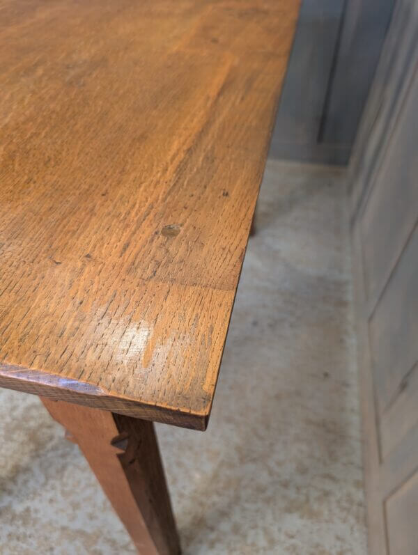 Simple Smaller Size Antique Oak Altar Communion Table