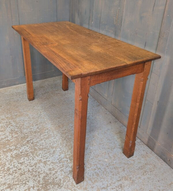 Simple Smaller Size Antique Oak Altar Communion Table