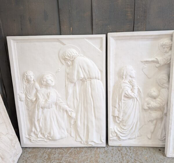 Very Large Part Set of 11 Stations of the Cross
