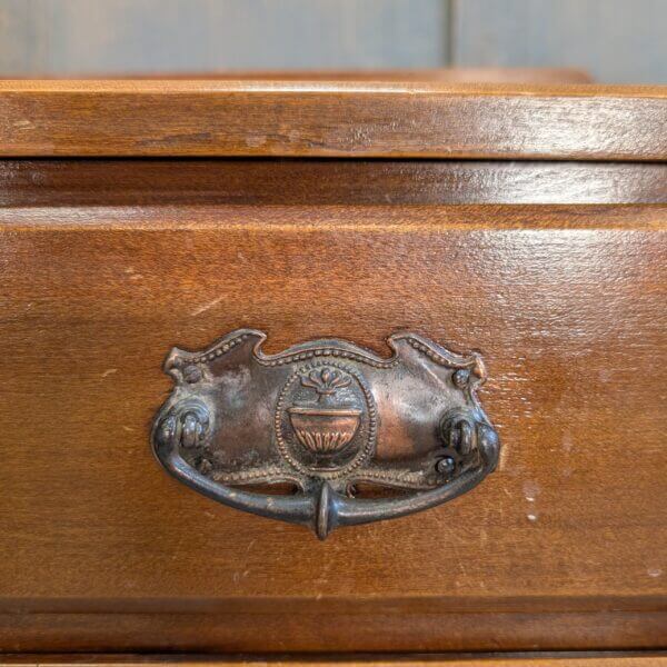 Antique Edwardian Working Class Satinwood Chest of Drawers