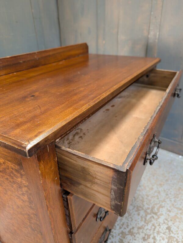 Antique Edwardian Working Class Satinwood Chest of Drawers